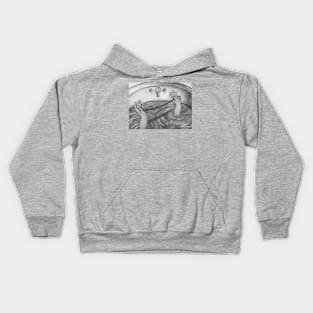 Surreal Hands Kids Hoodie